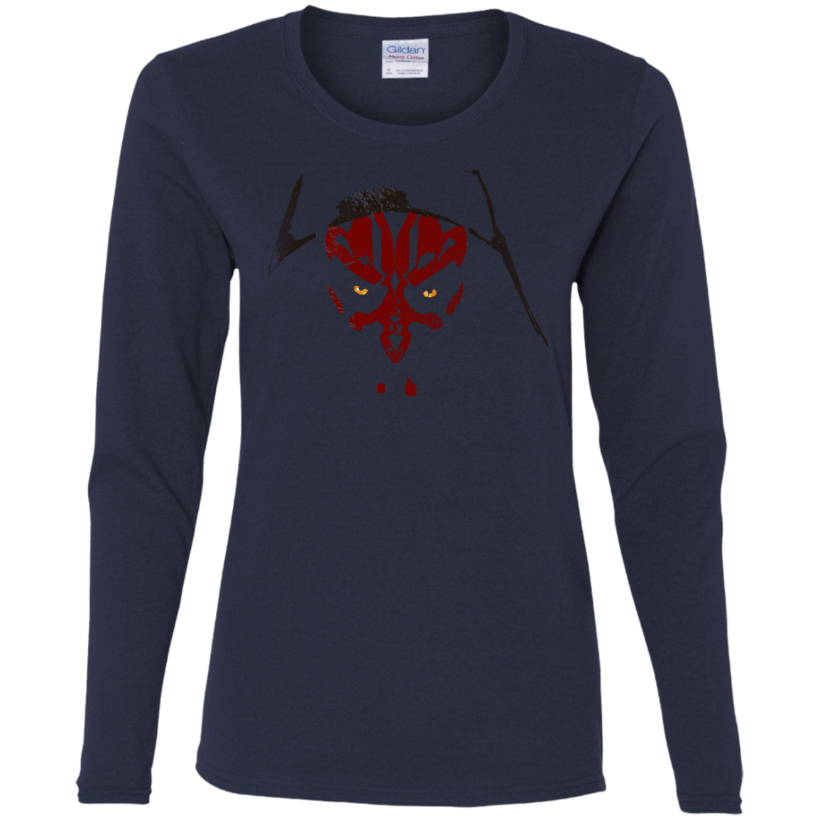 T-Shirts Navy / S Darth M Women's Long Sleeve T-Shirt