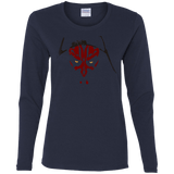 T-Shirts Navy / S Darth M Women's Long Sleeve T-Shirt