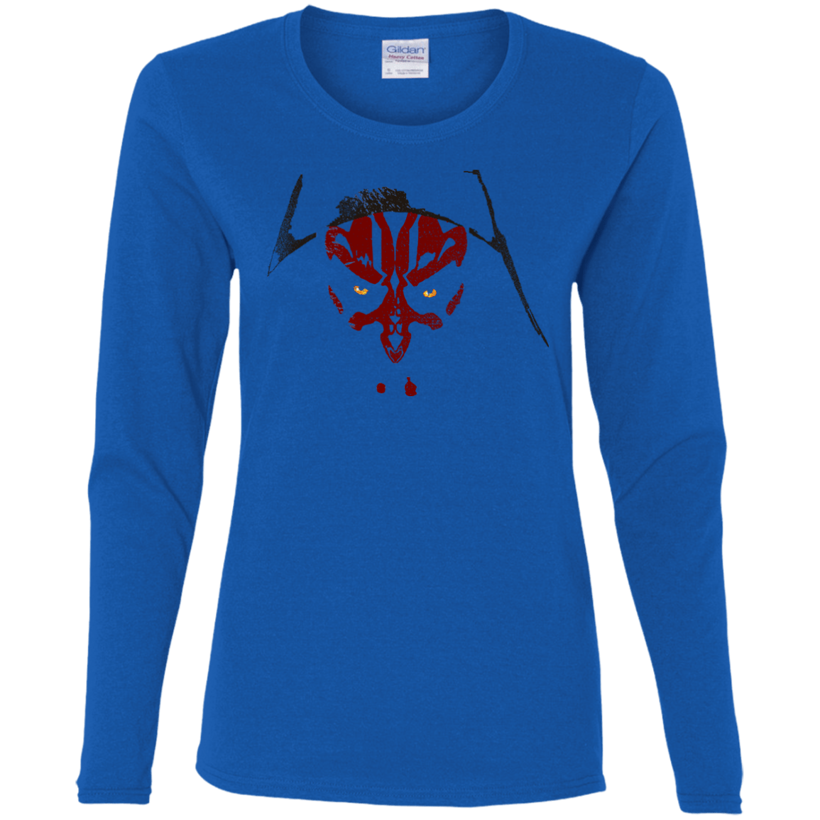 T-Shirts Royal / S Darth M Women's Long Sleeve T-Shirt