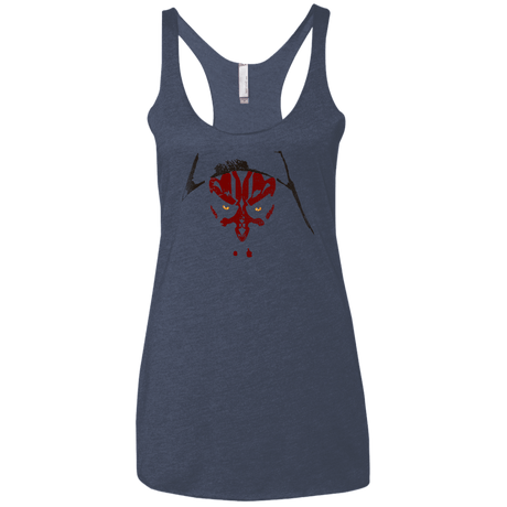 T-Shirts Vintage Navy / X-Small Darth M Women's Triblend Racerback Tank