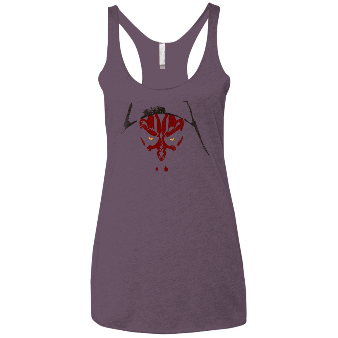 T-Shirts Vintage Purple / X-Small Darth M Women's Triblend Racerback Tank
