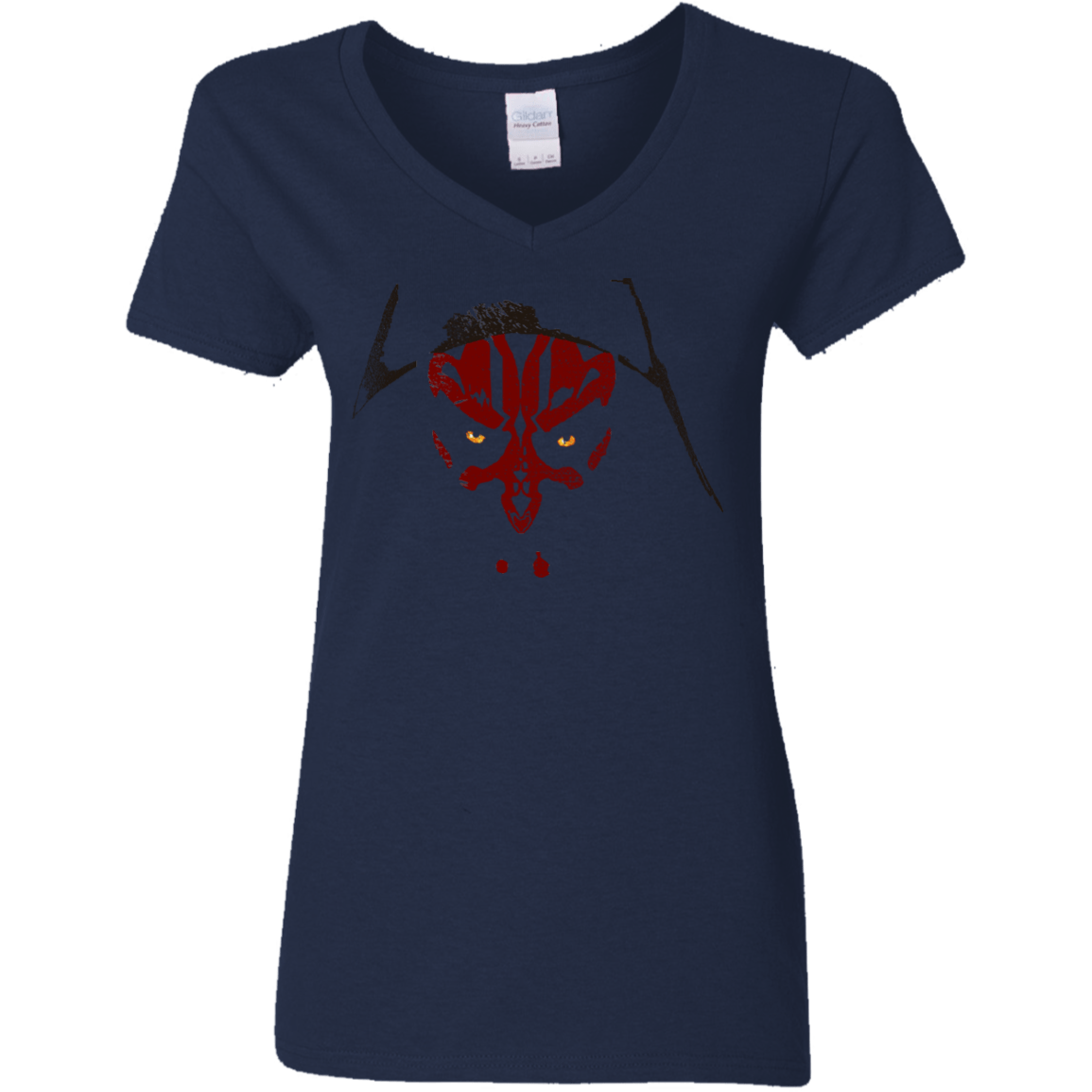 T-Shirts Navy / S Darth M Women's V-Neck T-Shirt