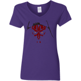 T-Shirts Purple / S Darth M Women's V-Neck T-Shirt