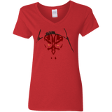 T-Shirts Red / S Darth M Women's V-Neck T-Shirt