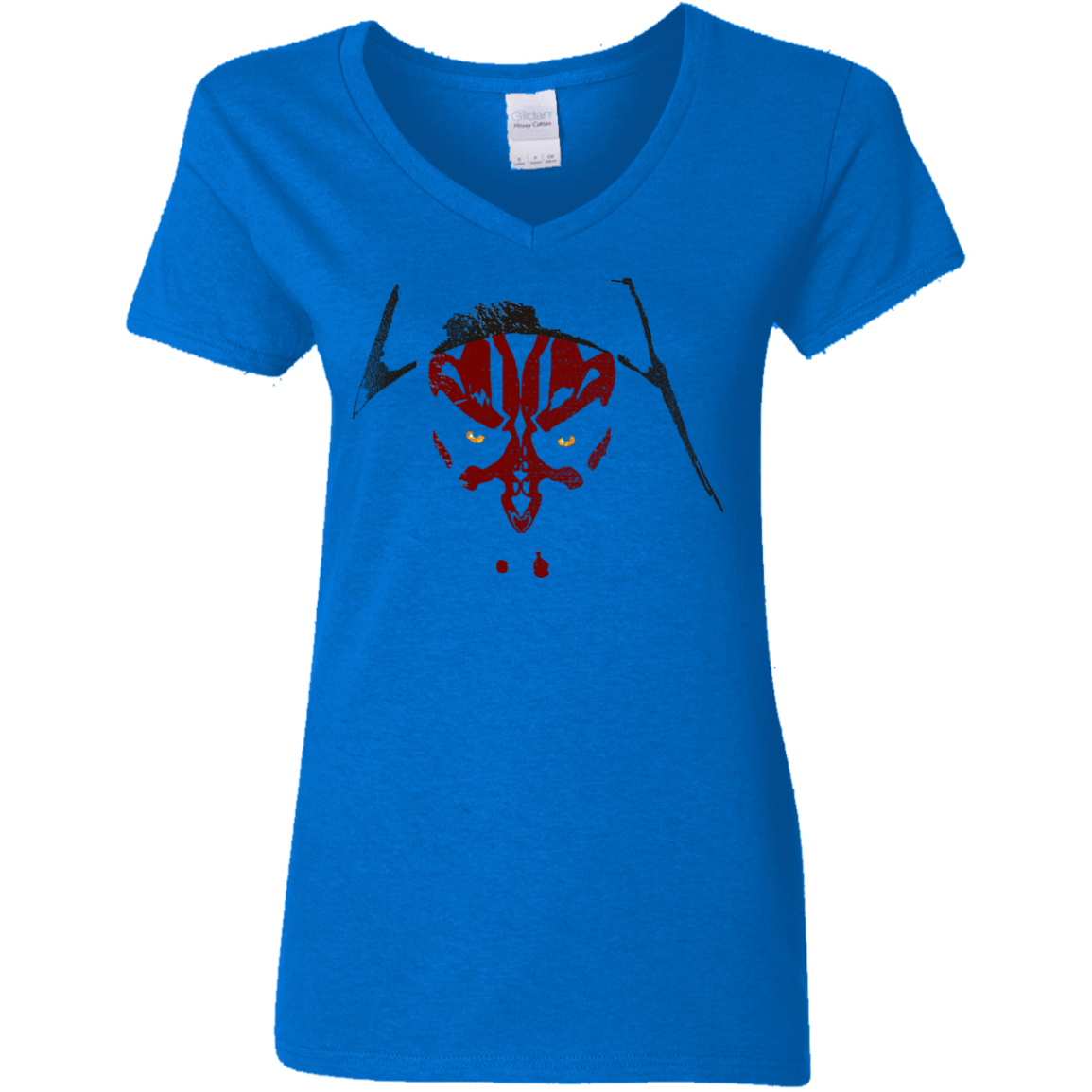 T-Shirts Royal / S Darth M Women's V-Neck T-Shirt