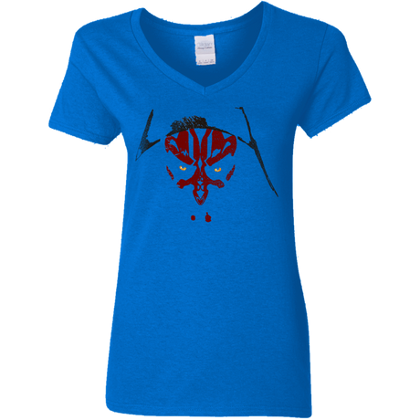 T-Shirts Royal / S Darth M Women's V-Neck T-Shirt