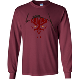 T-Shirts Maroon / YS Darth M Youth Long Sleeve T-Shirt
