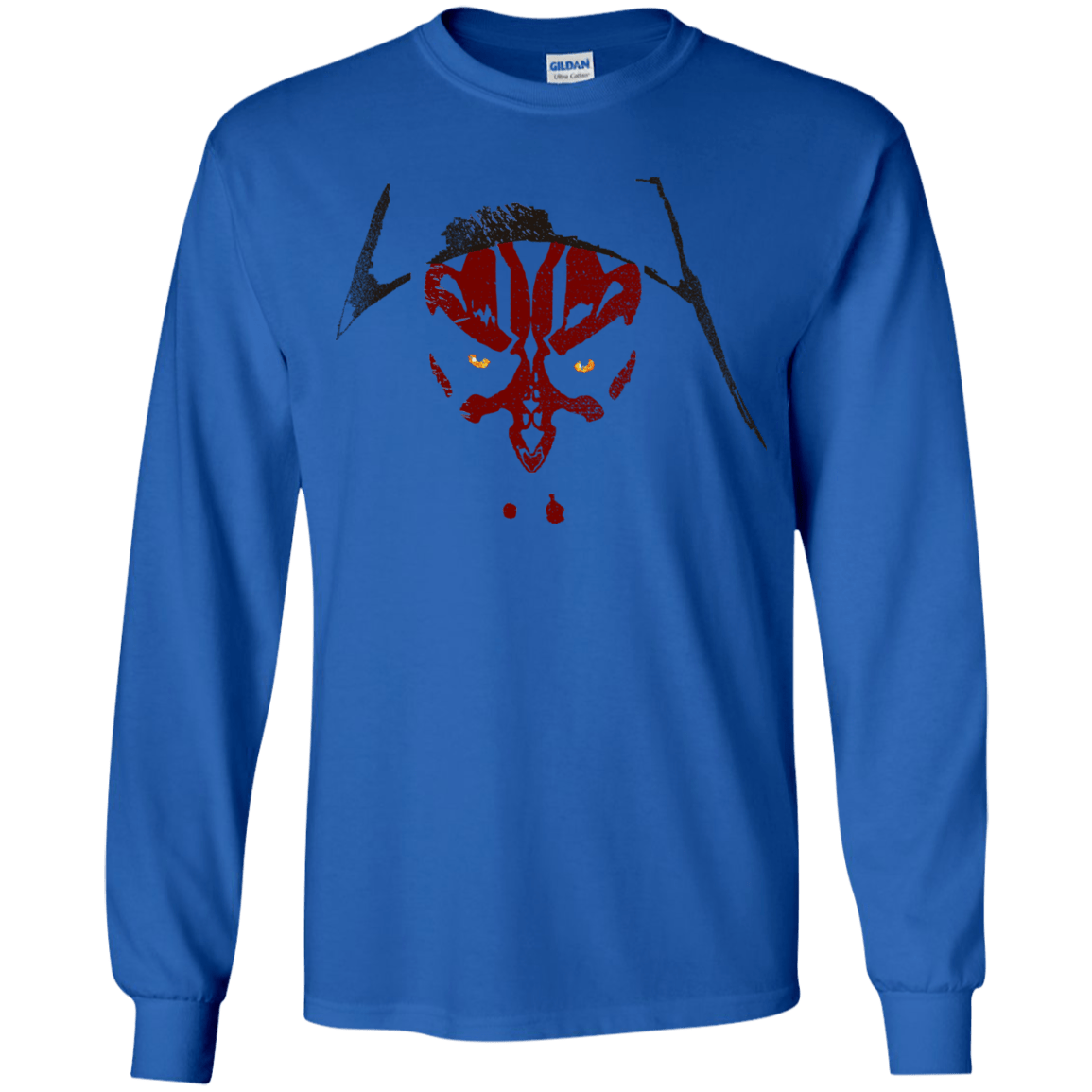 T-Shirts Royal / YS Darth M Youth Long Sleeve T-Shirt