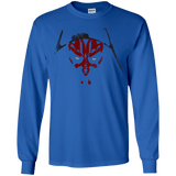 T-Shirts Royal / YS Darth M Youth Long Sleeve T-Shirt