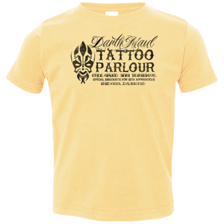 T-Shirts Butter / 2T Darth Maul Tattoo Parlour Toddler Premium T-Shirt