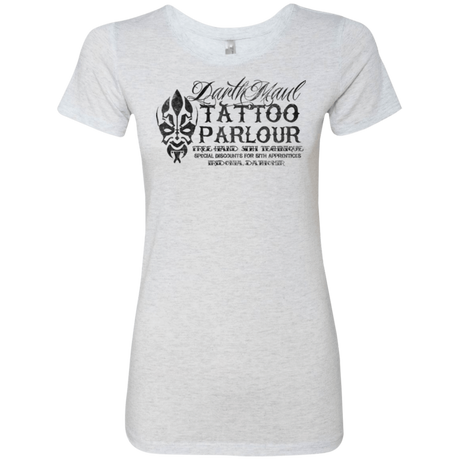 T-Shirts Heather White / Small Darth Maul Tattoo Parlour Women's Triblend T-Shirt