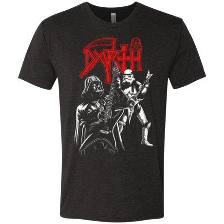 T-Shirts Vintage Black / Small DARTH METAL Men's Triblend T-Shirt