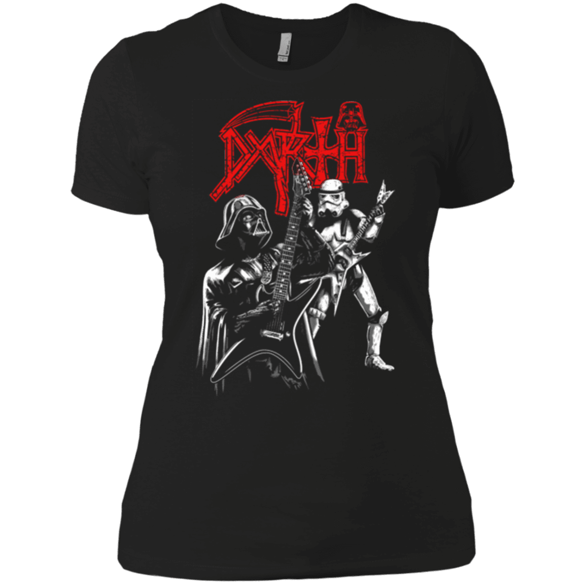 T-Shirts Black / X-Small DARTH METAL Women's Premium T-Shirt