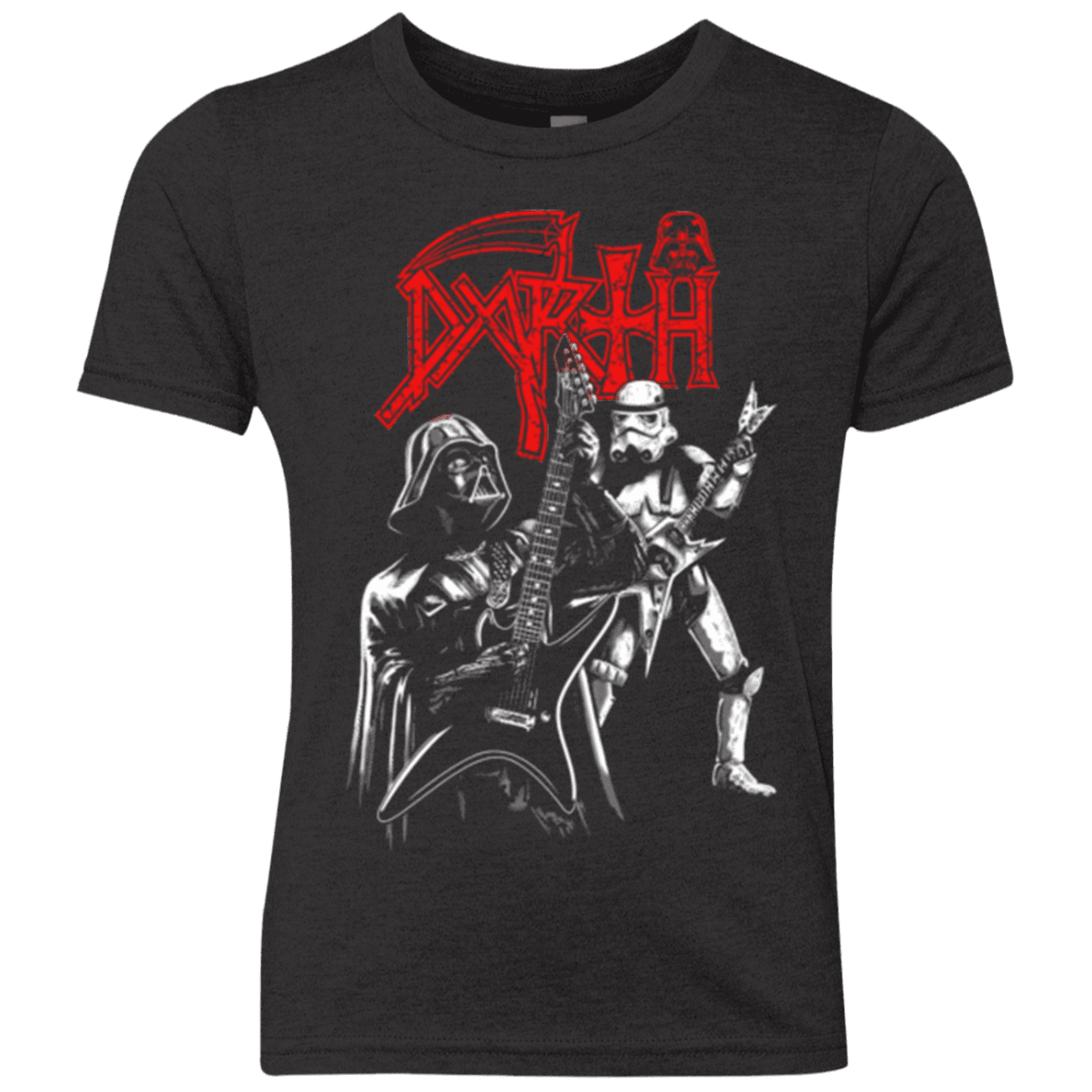 T-Shirts Vintage Black / YXS DARTH METAL Youth Triblend T-Shirt