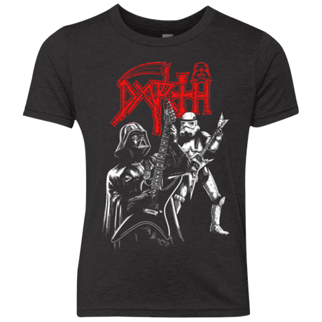 T-Shirts Vintage Black / YXS DARTH METAL Youth Triblend T-Shirt