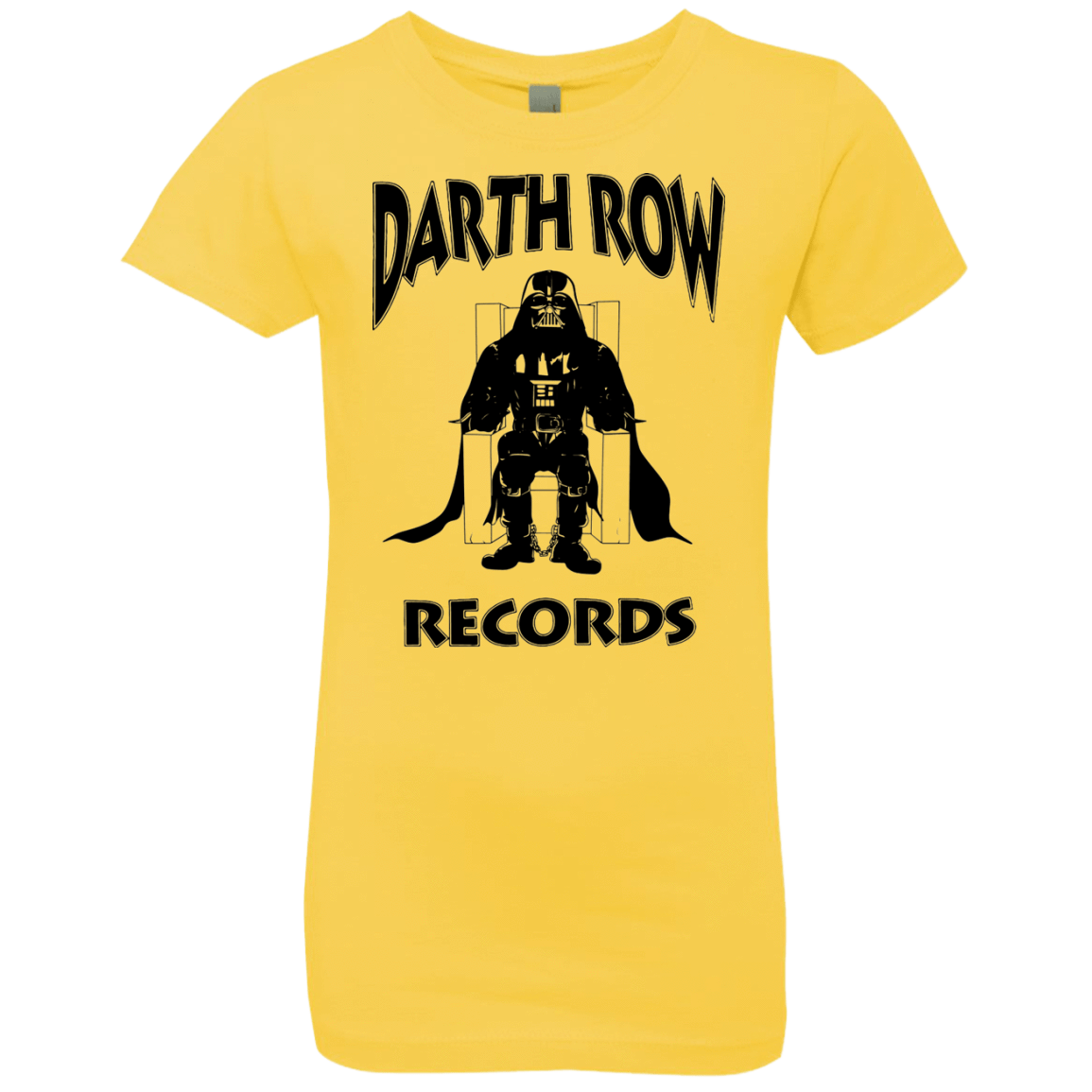 T-Shirts Vibrant Yellow / YXS Darth Row Records Girls Premium T-Shirt