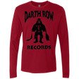 T-Shirts Cardinal / Small Darth Row Records Men's Premium Long Sleeve