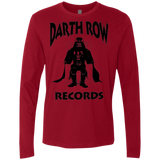 T-Shirts Cardinal / Small Darth Row Records Men's Premium Long Sleeve