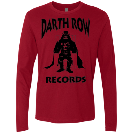 T-Shirts Cardinal / Small Darth Row Records Men's Premium Long Sleeve