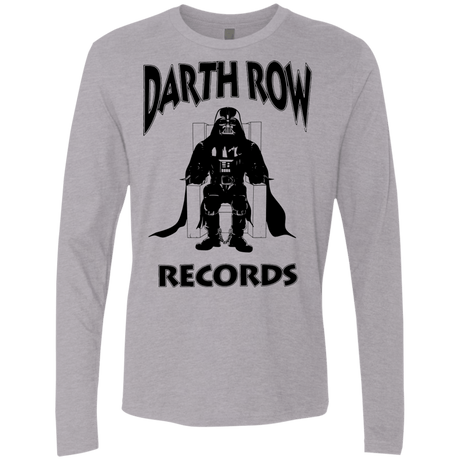 T-Shirts Heather Grey / Small Darth Row Records Men's Premium Long Sleeve