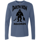 T-Shirts Indigo / Small Darth Row Records Men's Premium Long Sleeve