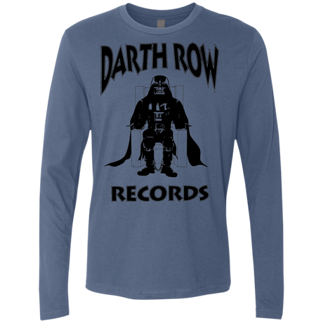 T-Shirts Indigo / Small Darth Row Records Men's Premium Long Sleeve
