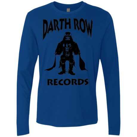 T-Shirts Royal / Small Darth Row Records Men's Premium Long Sleeve