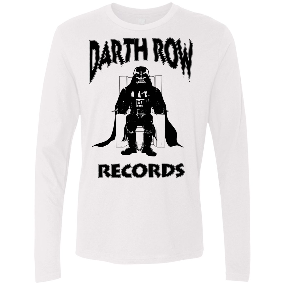 T-Shirts White / Small Darth Row Records Men's Premium Long Sleeve