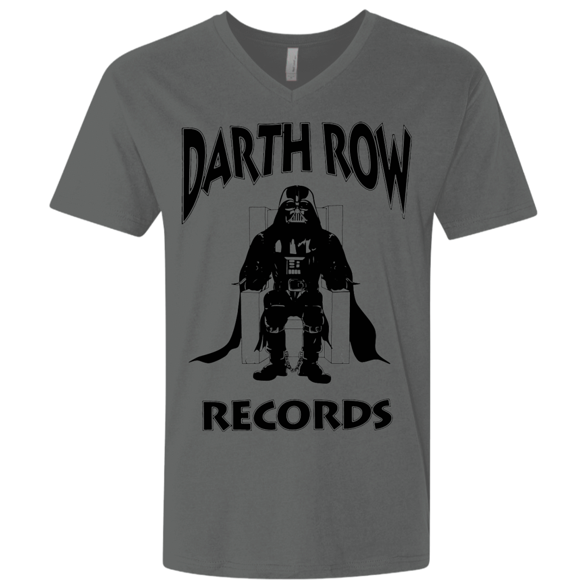 T-Shirts Heavy Metal / X-Small Darth Row Records Men's Premium V-Neck