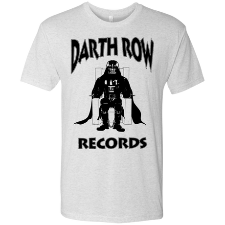 T-Shirts Heather White / Small Darth Row Records Men's Triblend T-Shirt