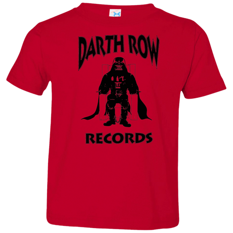 T-Shirts Red / 2T Darth Row Records Toddler Premium T-Shirt