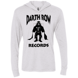 T-Shirts Heather White / X-Small Darth Row Records Triblend Long Sleeve Hoodie Tee