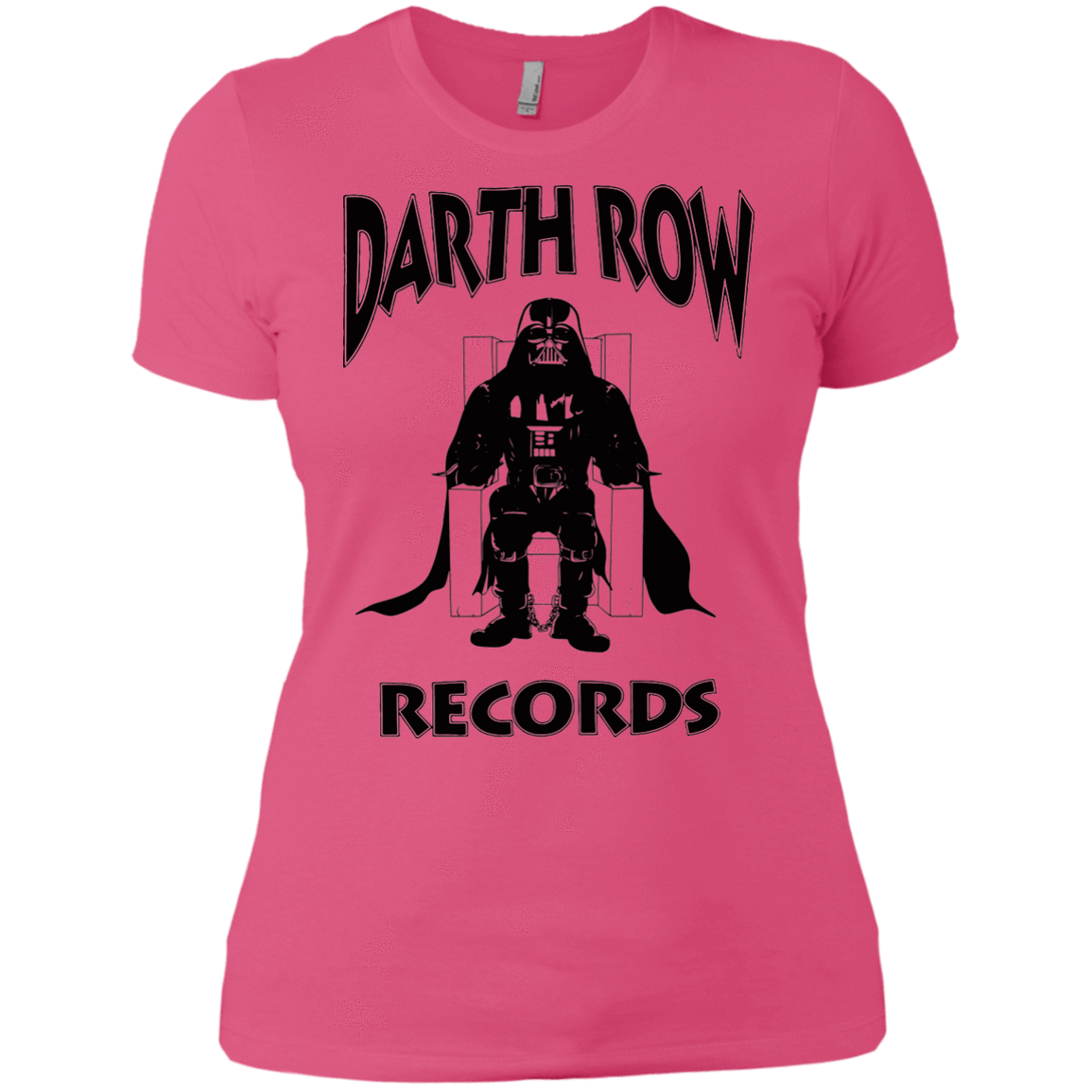 T-Shirts Hot Pink / X-Small Darth Row Records Women's Premium T-Shirt