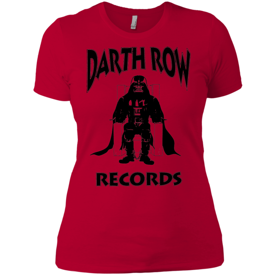 T-Shirts Red / X-Small Darth Row Records Women's Premium T-Shirt