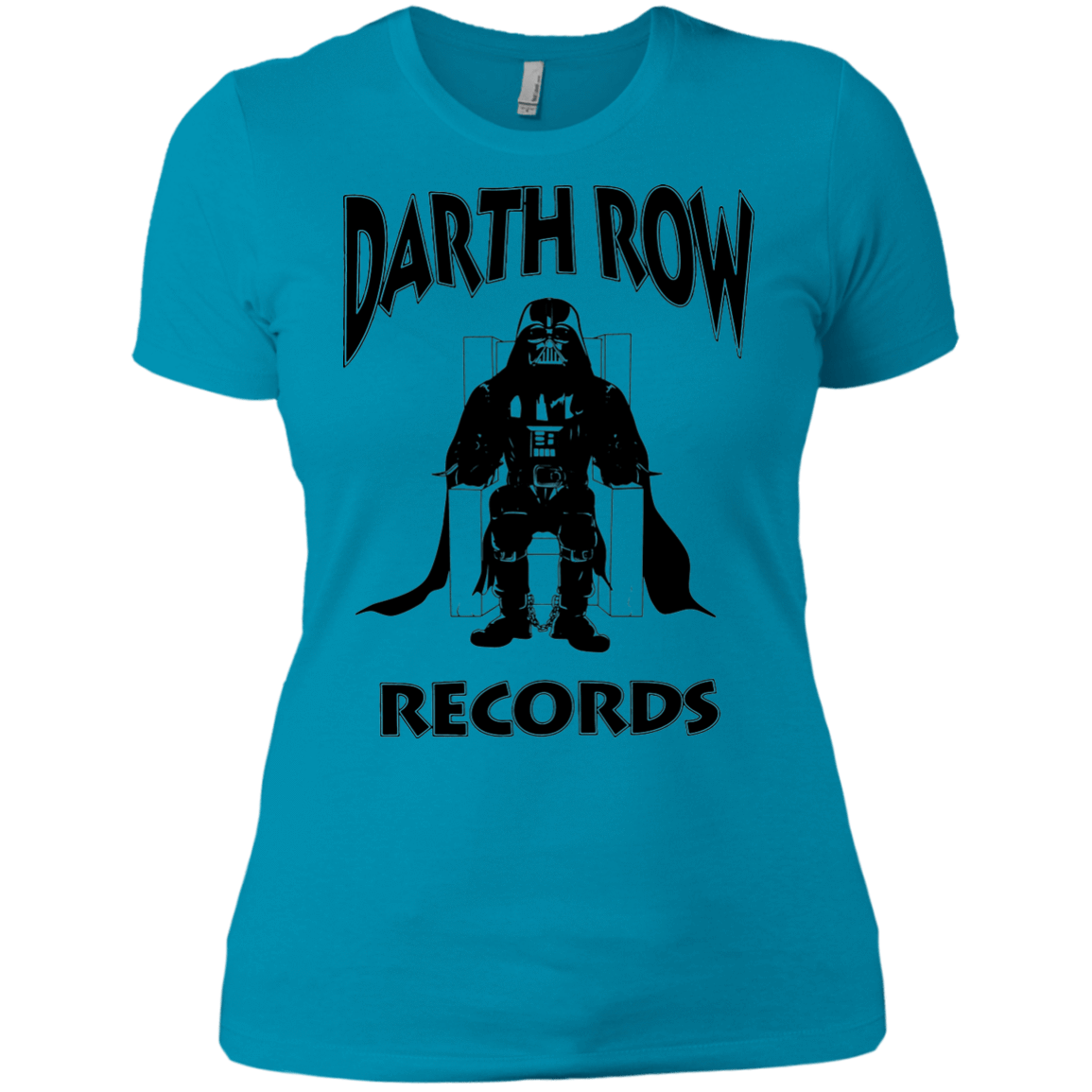 T-Shirts Turquoise / X-Small Darth Row Records Women's Premium T-Shirt