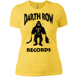 T-Shirts Vibrant Yellow / X-Small Darth Row Records Women's Premium T-Shirt