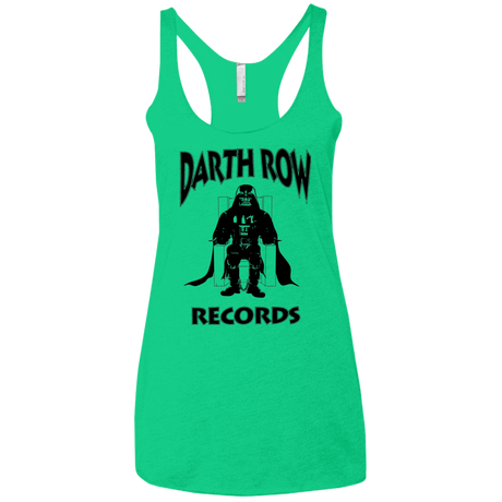 T-Shirts Envy / X-Small Darth Row Records Women's Triblend Racerback Tank