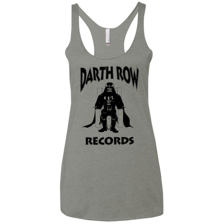T-Shirts Venetian Grey / X-Small Darth Row Records Women's Triblend Racerback Tank