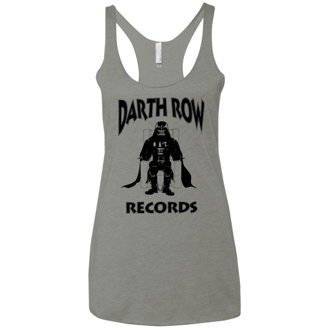T-Shirts Venetian Grey / X-Small Darth Row Records Women's Triblend Racerback Tank