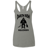 T-Shirts Venetian Grey / X-Small Darth Row Records Women's Triblend Racerback Tank
