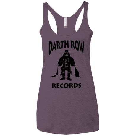 T-Shirts Vintage Purple / X-Small Darth Row Records Women's Triblend Racerback Tank