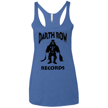 T-Shirts Vintage Royal / X-Small Darth Row Records Women's Triblend Racerback Tank