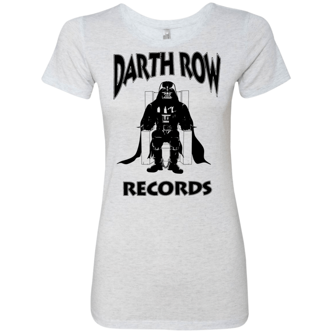 T-Shirts Heather White / Small Darth Row Records Women's Triblend T-Shirt