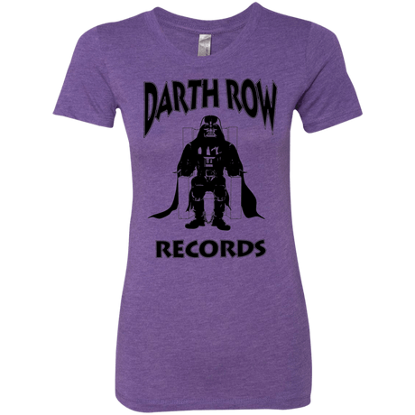 T-Shirts Purple Rush / Small Darth Row Records Women's Triblend T-Shirt