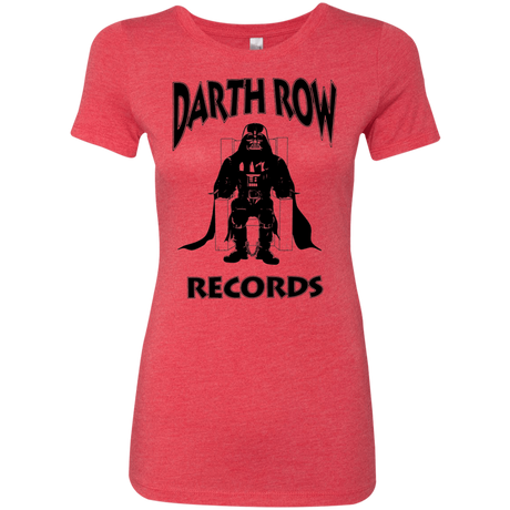 T-Shirts Vintage Red / Small Darth Row Records Women's Triblend T-Shirt