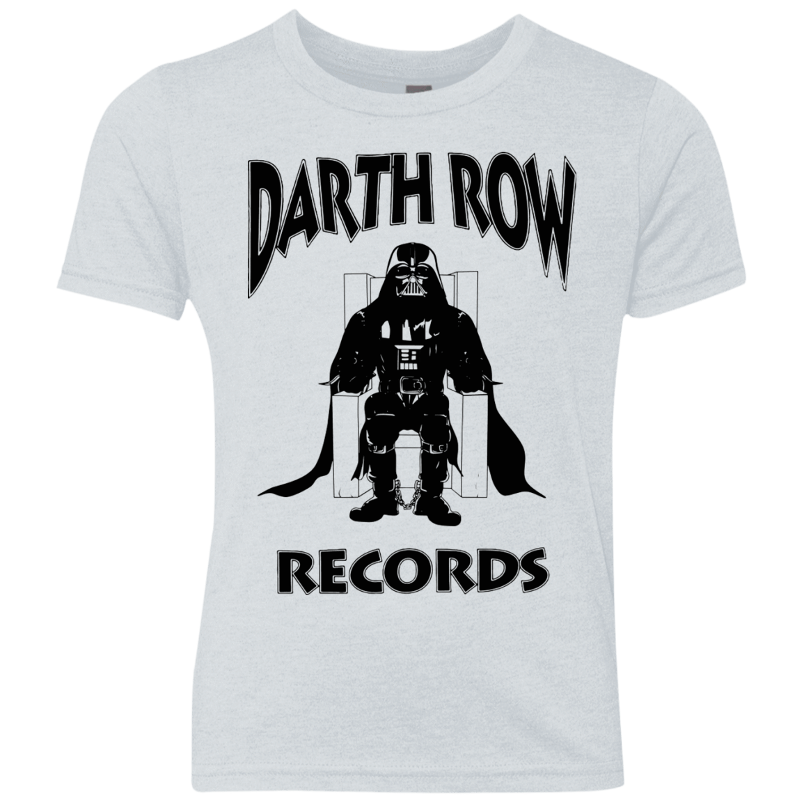 T-Shirts Heather White / YXS Darth Row Records Youth Triblend T-Shirt