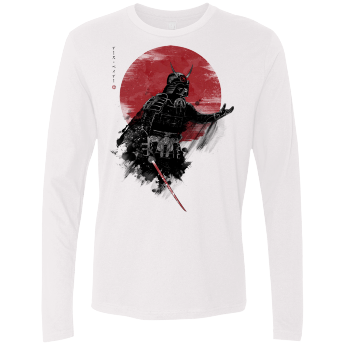T-Shirts White / Small Darth Samurai Men's Premium Long Sleeve