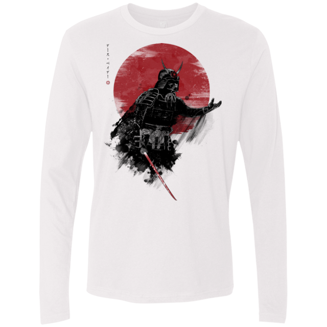 T-Shirts White / Small Darth Samurai Men's Premium Long Sleeve