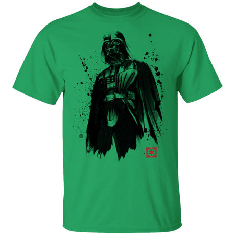 T-Shirts Irish Green / S Darth Sumi-E T-Shirt