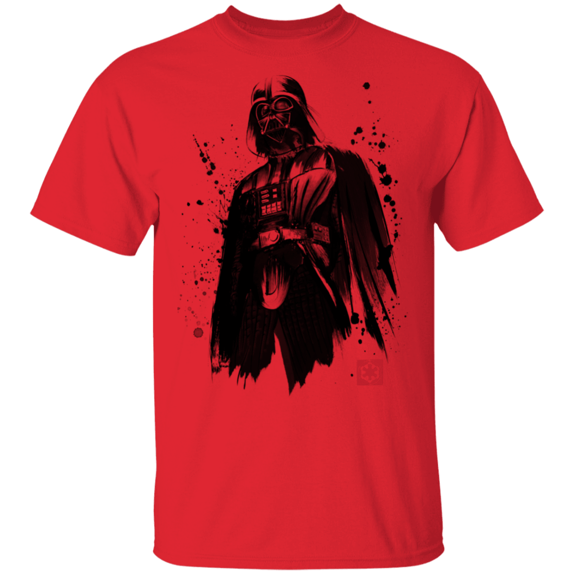 T-Shirts Red / S Darth Sumi-E T-Shirt